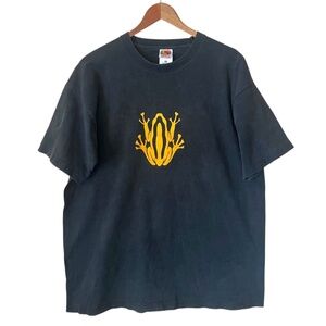 Vintage 90s Eternal Image Tattoo Calgary Canada Frog Graphic Print T Shirt XL